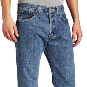Levi's Men's 501 Original Fit Jeans Medium Wash Size 32 X 34